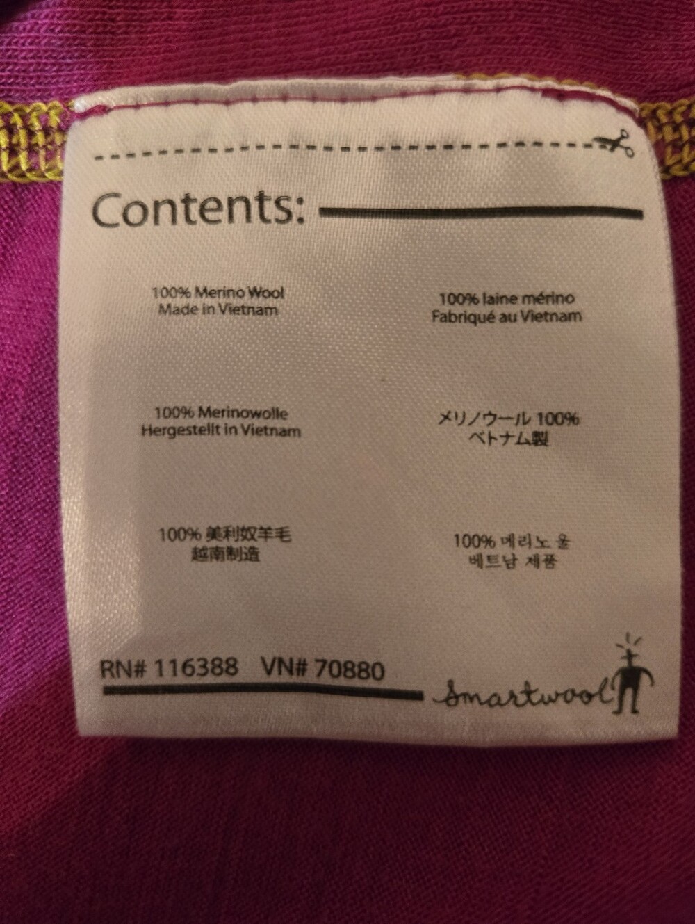 Smartwool Women's Short Sleeve Crew - Fuchsia - Picture 7 of 9
